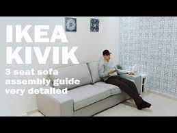 ikea kivik 3 seat sofa embly