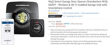 chamberlain myq smart garage door