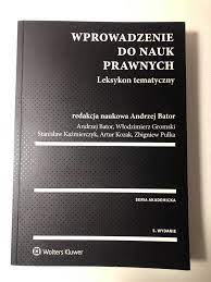 Wprowadzenie do nauk prawnych - Andrzej Bator | Wrocław | Kup teraz na  Allegro Lokalnie
