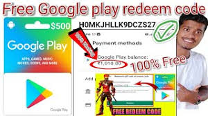 100 free google play redeem code how