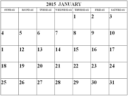 Free Printable Calendar January 2015 Lacse Info