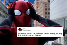 Soy tan sensual, que mientras lees esto se te ponen los pesones duros. Spider Man Meme Fans React To Spider Man Leaving The Mcu Thrillist