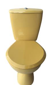 Yellow Toilet Push On Nationwide