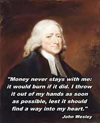John Wesley quote - Money never stays with me | Inspiring Quotes ... via Relatably.com