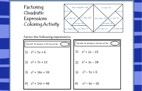 Factoring Quadratics Teaching