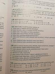 Bardzo proszę o pomoc. Zadanie 1.81 I 1.82. Matematyka - Brainly.pl