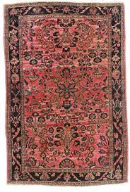 antique wool persian sarouk rug 14125