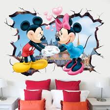 Cartoon Mickey Minnie Mouse Baby Home