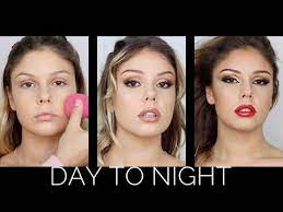 day to night makeup look soft to full