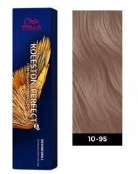 Wella Koleston Perfect Me Permanent Hair Color 10 95 Lightest Blonde Cendre Red Violet