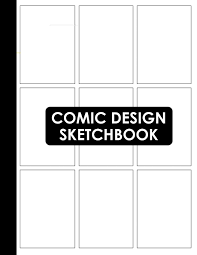 Amazon Com Comic Design Sketchbook Blank Comic Book Layout