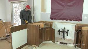 Because lacey's kitchen also needed a countertop update, the solution was to remove the countertops, to cut out one bank of cabinet drawers, and to shift a peninsula of cabinets over until there was sufficient room to install the. How To Remove Kitchen Cabinets Youtube