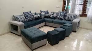 velvet new model corner sofa set at rs