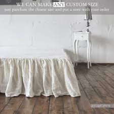 Full Dust Ruffle Linen Bed Cover Bed