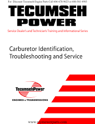 Carburetor Identification Troubleshooting And Service
