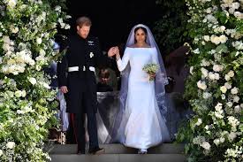 I love it zoomed in on just her. Meghan Markle Just Changed Into Her Second Wedding Dress And She Looks Stunning Meghan Markle Wedding Dress Royal Wedding Dress Celebrity Wedding Dresses