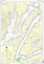 Noaa Chart 18476 Puget Sound Hood Canal And Dabob Bay
