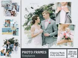 photo frames psd template free
