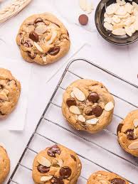 almond chocolate chips cookies soft