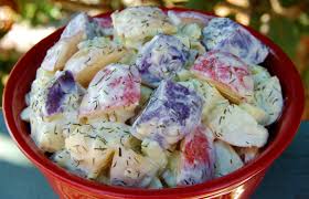 Image result for red white and blue potatoes