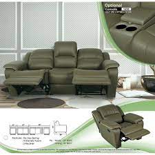 recliner sofa set 1 2 3 fully leather