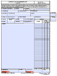 Contract Data Requirements List Cdrl Acqnotes