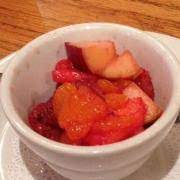 red robin freckled fruit salad