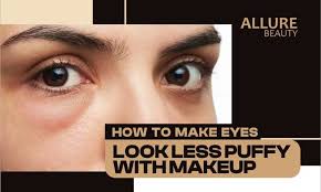 eyes look less puffy with makeup
