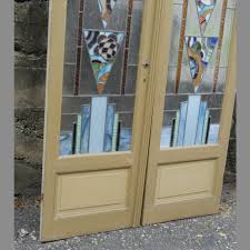 Antique Stained Glass Doors French