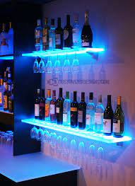 wine glass rack led lighting brackets