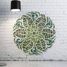 Large Fl Mandala Wall Stencils Wall