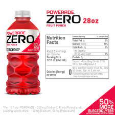 zero sugar fruit punch sport drink