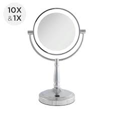 dual sided led lighted vanity mirror