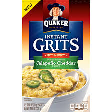 quaker instant grits jalapeno cheddar