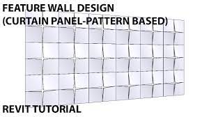 revit tutorial feature wall curtain