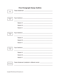 Essay Outline Template       Free Sample  Example  Format   Free    