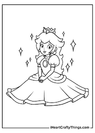 Here are 10 free printable super mario coloring pages to color their favorite hero. Printable Princess Peach Coloring Pages Updated 2021