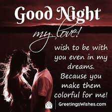 romantic good night wishes greetings
