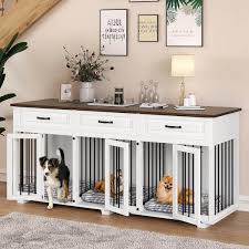 Wiawg Xl Dog Crate Furniture For 3 Dogs