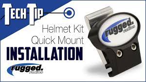 helmet kit quick mount installation