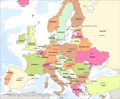 Auf dieser seite stellen wir dir eine leere europakarte zur verfügung, welche sich gut zum üben und lernen eignet. Politische Europa Karte Freeworldmaps Net