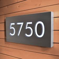 Lighted Address Sign Address Plaque