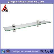 wall mounted glass shelves rectangle