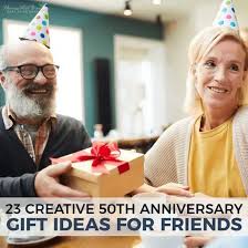 50th anniversary gift ideas for friends