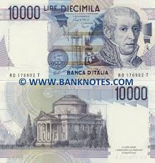 Between 1999 and 2002, the italian lira was officially a national subunit of the euro. Italy 10000 Lire 1984 Italian Lira Currency Bank Notes European Paper Money World Currency Banknotes Banknote Bank Notes Coins Currency Currency Collector Pictures Of Money Photos Of Bank Notes Currency Images