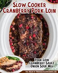 cranberry pork loin crockpot recipe