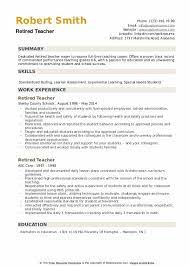 Save the filled out template as a. Retired Teacher Resume Verat