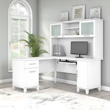 ( 0.0 ) out of 5 stars current price $383.23 $ 383. 60w L Shaped Desk With Hutch In White