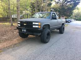 1993 Chev Z71 Raptor Bed Liner Paint 6 Rough Country Lift