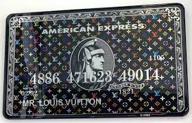 5 out of 5 stars. Louis Vuitton Amex Credit Card Silver